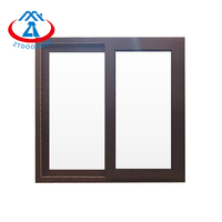 ZHTDOORS Verre acrylique moderne en plexiglas pour panneau de fenêtre coulissante à cadre en aluminium, incassable