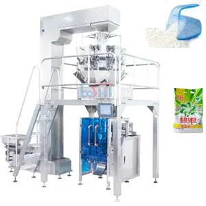 Fully automatic 10 heads weigher washing powder packing machine detergent powder packaging machine