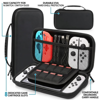 Étui de transport portable personnalisé en EVA compatible avec Switch PS2, sac de protection pour console de jeu vidéo, boîte de rangement antichoc avec logos