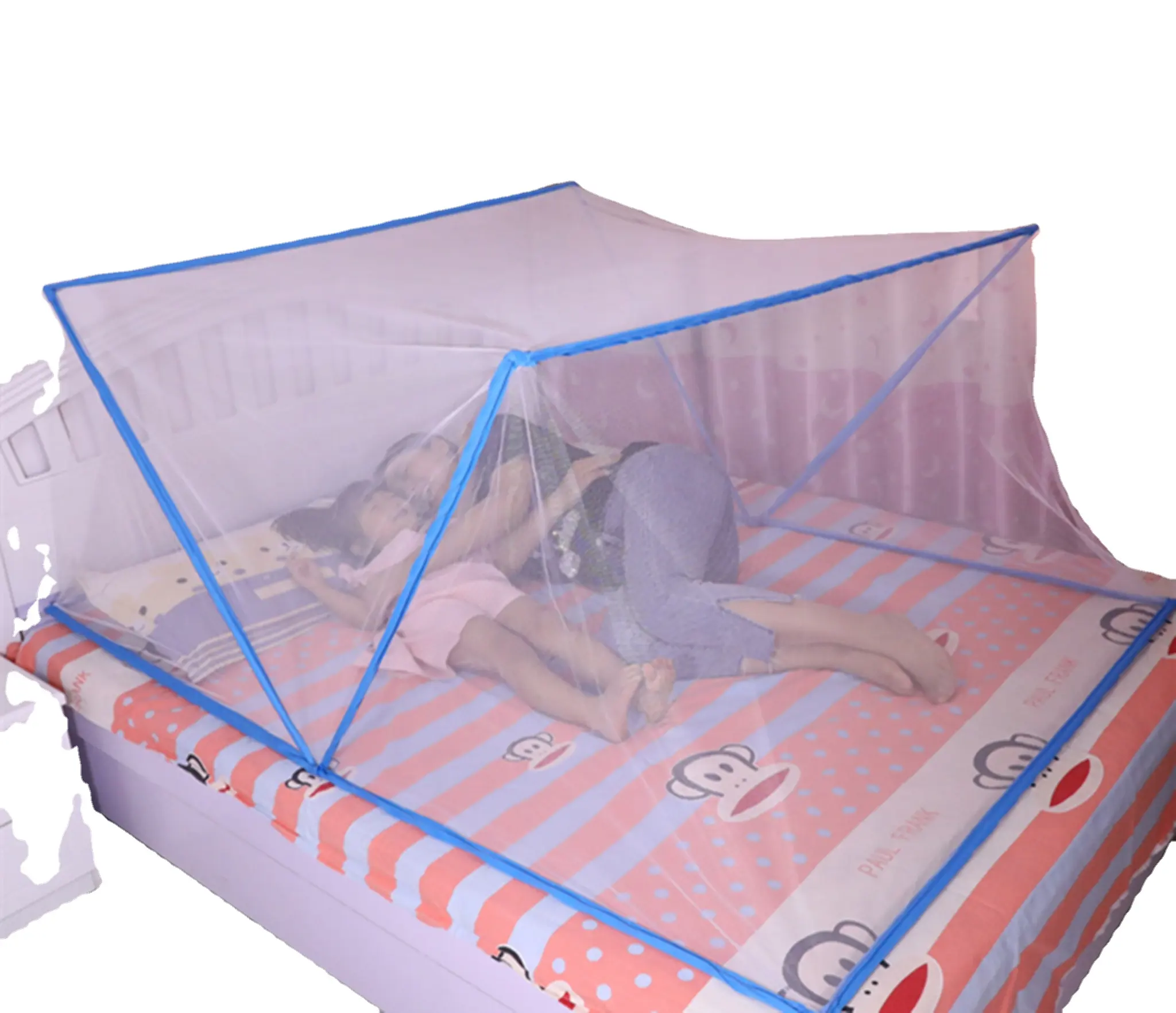 Rede portátil de mosquitos, popular, instalação livre, designer de cama, redes de mosquito