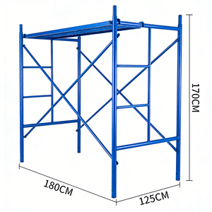 Modern High Strength Steel Frame <strong>Scaffold</strong> with 250KG Load Capacity for Industrial &amp; Hotel Construction Use (Customized Brand) - Product Image 1