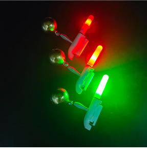 Luce di punta dell'asta con campana rossa/<span class=keywords><strong>verde</strong></span>/luce intelligente a induzione luce LED canna da pesca adatta per 1.5 ~ 3mm canne sensibili Alarmsea - Product Image 6
