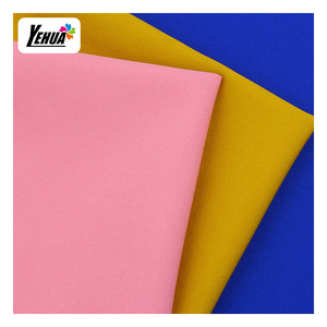 200gsm 75D * 100D bán buôn hai lớp <span class=keywords><strong>Twill</strong></span> 4 cách căng 92% Polyester <span class=keywords><strong>8</strong></span>% spandex vải cho phụ nữ quần áo - Product Image 3