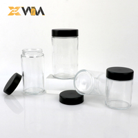 Bouteille en verre de qualité alimentaire 30ml 60ml 90ml pour capsules, pilules, suppléments, médicaments, personnalisation de la couleur