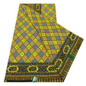 Tissu Imprimé en Cire <span class=keywords><strong>Africaine</strong></span> 100% Coton de Qualité Usine (17 Ans), Véritable Dutch Hollandais à Motif Batik pour Chemises et Sacs - Product Image 4