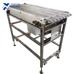 Convoyeur à bande droite rétractable flexible personnalisé NY-866A en PVC, PU, caoutchouc pour la livraison de boissons, ligne de flux automatisée - Product Image 2