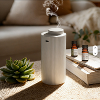 Diffuseur de parfum rechargeable pour voiture, machine à huile aromatique en aluminium, désodorisant pour voiture, maison, bureau, chambre