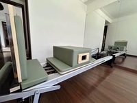 Offre Spéciale : Reformer Pilates Pliable en Aluminium, Machine de Pilates Commerciale et Domestique Compacte avec Accessoires Complets, Personnalisable