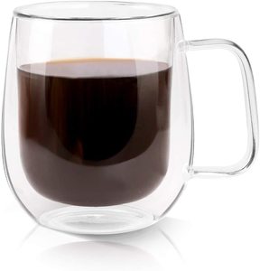 Cốc Cà Phê Trong Suốt Có Tay Cầm Cốc Nước Trà Cốc Bia Cốc Thủy Tinh Đồ Uống Nước Giải Khát Cốc Latte Cốc Cappuccino - Product Image 1