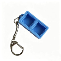 2PCS Keycaps Keychain Fidget Clicker Base for Customize LOW MOQ 2 in 1 Keyboard Fidget