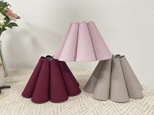 Tùy chỉnh vải bảng đèn bóng râm bao gồm Linen mây dệt vòng chụp đèn cho đám cưới trang trí đèn bàn đèn sàn - Product Image 3