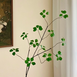 Artificial Lotus Leaves Long Branches Red Green Yellow Silk Flowers For Home Decor Chinese Style <b>Plant</b> Ornament - Product Image 2