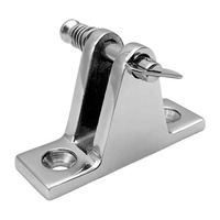 Petit dauphin Bimini raccords charnière de pont en acier inoxydable avec broche amovible pour bateau pare-soleil tente Tende Toldo persienne Yacht