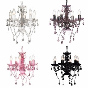 Lustre en cristal LED Project Rock, luminaires suspendus classiques pour salon - Product Image 3