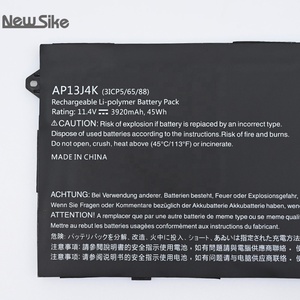 AP13J4K 45wh 11.4V แบตเตอรี่ชาร์จได้สำหรับ <span class=keywords><strong>ACER</strong></span> AP13J4K <span class=keywords><strong>Chromebook</strong></span> <span class=keywords><strong>C720</strong></span> 13J4K C720P C740แบตเตอรี่แล็ปท็อป KT 00304 001 - Product Image 2