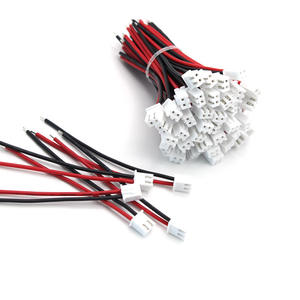 Toptan XH2.54 Terminal bağlantı kablosu, 2P tek kafa kaynak telleri, pil için çevre dostu bağlayıcı teller - Product Image 1