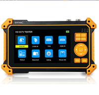 Testeur de caméra coaxiale HD 5 pouces avec prise en charge 8MP AHD/CVI/TVI/EX-SDI, entrée VGA, test de câble OTDR et sortie d'alimentation