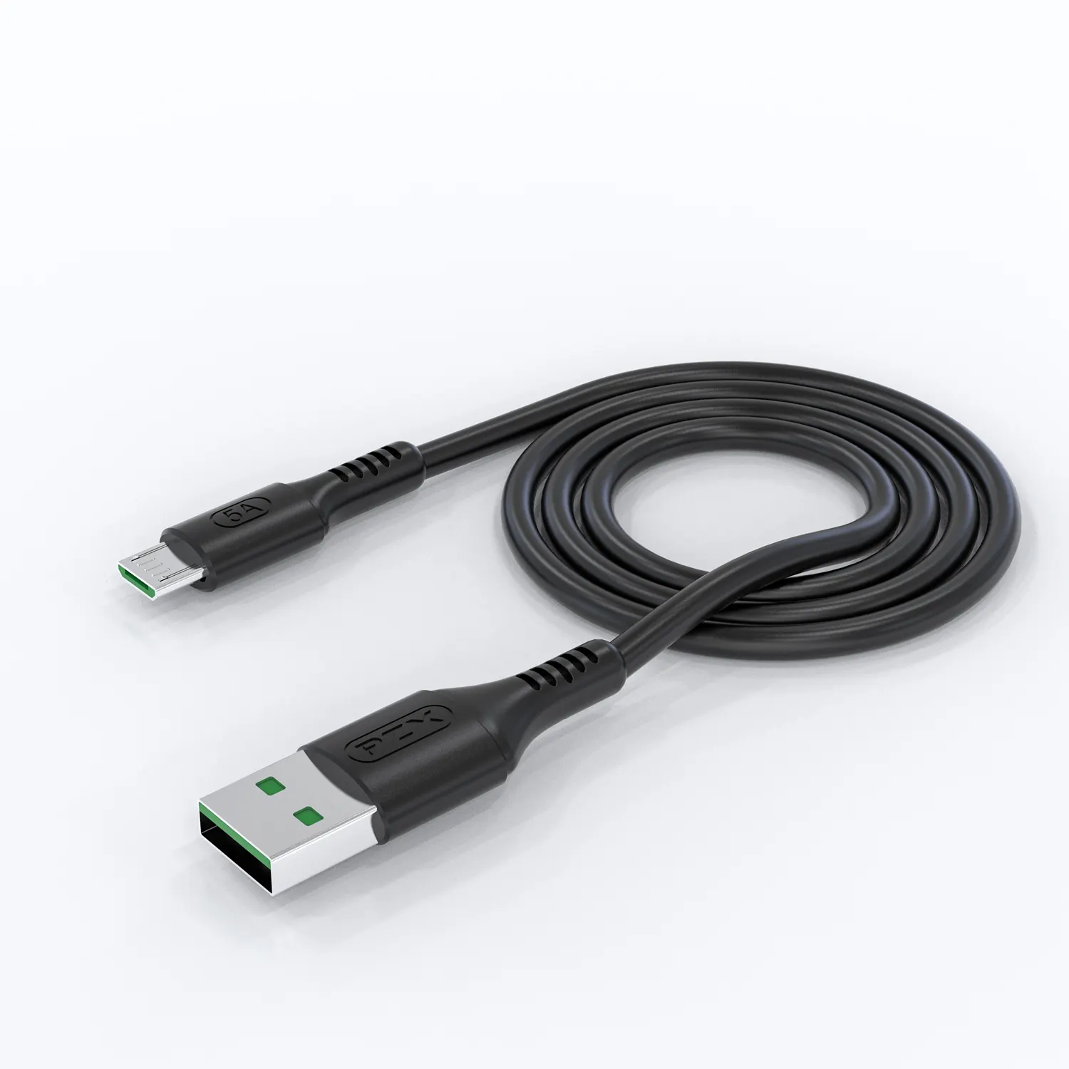 PZX High Quality 1M mobile phone 5A Micro fast charging usb-c data cable Type-c 5a cables charging for Android for IPhone