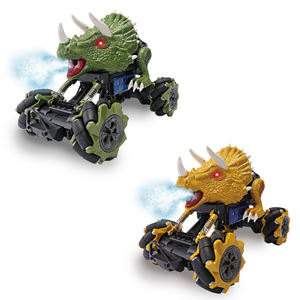 Coche de dinosaurio de derrape lateral, con control remoto 4WD acrobático, vehículo de dinosaurios todoterreno con efecto de pulverización, 1:16 - Product Image 2