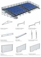 Escenario de Aluminio para Desfiles de Moda con Patas Ajustables