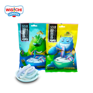 Caramelle Gommose Colorate a Forma di Noodle, Gusto Frutta, Morbide e Dolci, Snack di Zucchero Filato - Campione Gratuito, Vendita all'Ingrosso - Product Image 3