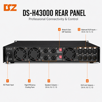 Amplificateur de puissance numérique professionnel OEM de classe D haute puissance 4 canaux 4*3000W avec PFC à large plage de tension pour enceinte Line Array