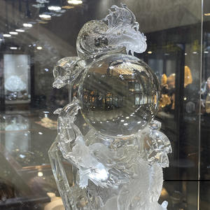 Chine Donghai <span class=keywords><strong>cristal</strong></span> artisanat Top qualité naturel sculpté à la main clair Quartz Statue <span class=keywords><strong>Figurine</strong></span> pour la décoration <span class=keywords><strong>de</strong></span> la maison - Product Image 4