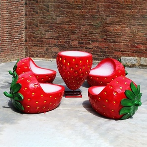 Chaise extérieure <span class=keywords><strong>de</strong></span> tabouret <span class=keywords><strong>de</strong></span> fraise <span class=keywords><strong>de</strong></span> résine/sculpture <span class=keywords><strong>de</strong></span> fraise <span class=keywords><strong>de</strong></span> fibre <span class=keywords><strong>de</strong></span> verre/décor géant <span class=keywords><strong>de</strong></span> fraise - Product Image 5
