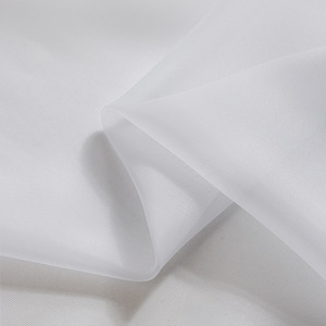 JA Haute Qualité Térylène Sheer White-Petaled Leaves Flower-like Patterns Rideaux pour Chambre à coucher Salon Décoration Valances - Product Image 4