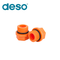 Bouchon de tuyau de haute qualité avec joint torique pour l'alimentation en eau, options colorées et gamme complète de raccords