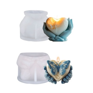 Molde de silicona TangChu para velas de yeso con forma de corazón, DIY - Product Image 5