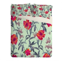 Vente en gros de drap de lit personnalisé, matériau textile design, tissu en microfibre de polyester à impression florale en sergé