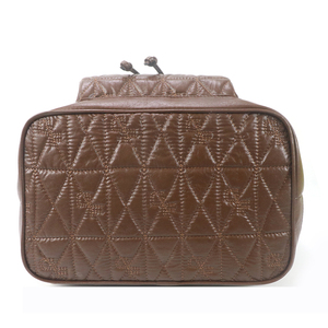 High Quality Quilted Multi Purpose Drawstring Flap <b>Backpack</b> for Women Multi Pocket Adjustable Strap Lightweight Travel Bag - Product Image 5