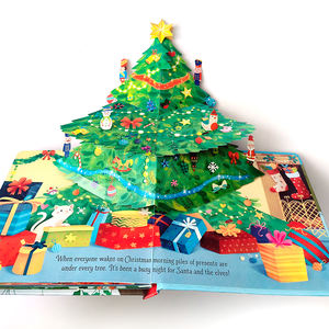 Nouveau livre d'histoires pour enfants en 3D pop-up pour Noël, cadeau de Noël pour garçons et filles, livre de jeux, design imperméable - Product Image 1