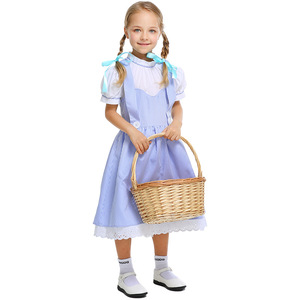 Enfants magicien d'Oz robe Halloween nouveau livre <span class=keywords><strong>semaine</strong></span> jour tenue enfant en bas âge filles Dorothy Costume - Product Image 3