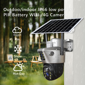2024 Hot Sale CCTV 2.4G <b>Wifi</b> Network <b>Security</b> Network System <b>Camera</b> V380 Wireless Outdoor Solar <b>Camera</b> D203 Factory Direct Outdo - Product Image 2