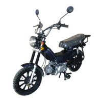 Cub Pédale 50CC 49CC 70cc 100cc Cyclomoteur Moteur 4 Temps Long Seat Essence Moto Scooter