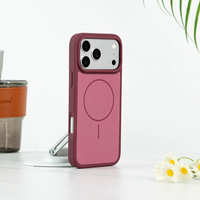 Coque de téléphone magnétique mate bicolore antichoc et anti-chute pour iPhone 17 18 Pro Max et Samsung A18 A57 S26u – Vente en gros
