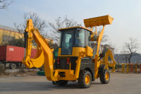 2.8 TON Backhoe Mini pemuat W15-20 Loader dan penggali LAIGONG produsen 4x4 Cina kecil Mini pushadora