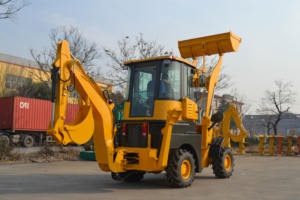 2.8 TON Backhoe Mini pemuat <span class=keywords><strong>W15</strong></span>-20 <span class=keywords><strong>Loader</strong></span> dan penggali LAIGONG produsen 4x4 Cina kecil Mini pushadora - Product Image 2