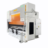 Presse plieuse CNC électro-hydraulique robuste 130T 3200mm 4+1 axes avec contrôleur Delem DA53T pour le pliage de tôles
