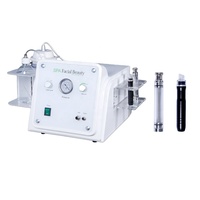Appareil portable 3-en-1 mini pour le soin du visage, machine de microdermabrasion au diamant, couteau à eau pour le visage, équipement de spa pour l'élimination des rides