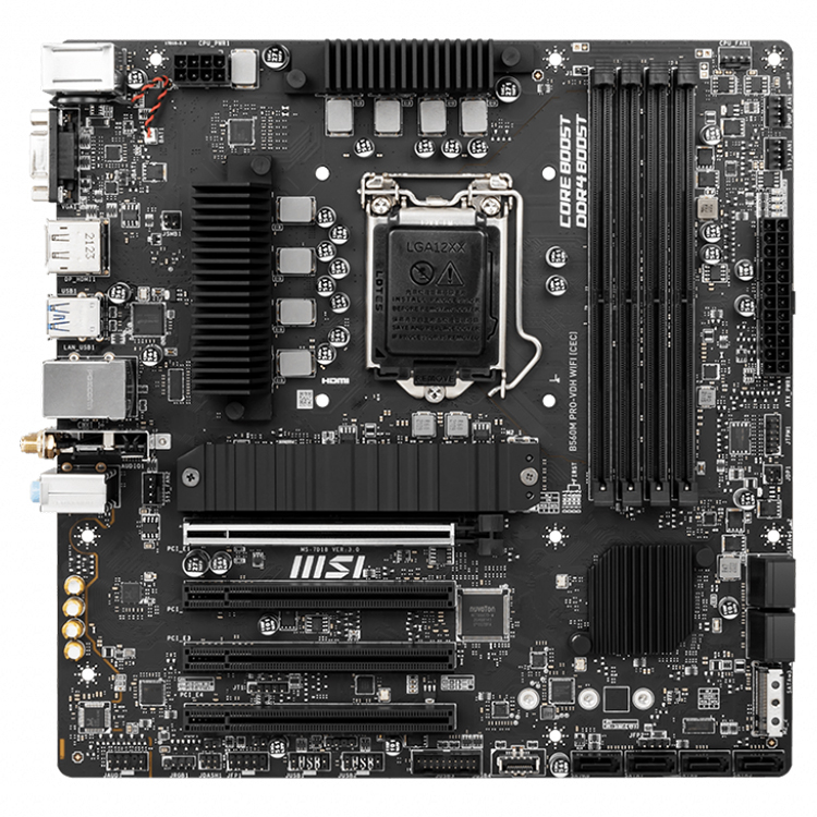 MSI B560M PRO-VDH WIFI CEC Motherboard - 11th Gen Intel Support