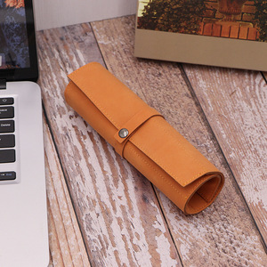 In stock PU leather retro <b>watch</b> <b>case</b>, simple and portable <b>watch</b> organizer, scratch-resistant <b>watch</b> cover. - Product Image 3