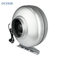 Ventilateur centrifuge en ligne haute température pour serre, ODM OEM 110-120V, garantie 1 an