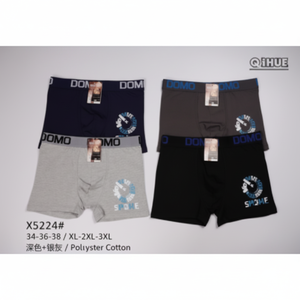 Boxer da uomo di qualità XL/XXL traspirante in tessuto di Nylon Spandex Design semplice Logo personalizzabile in vita borse individuali - Product Image 1