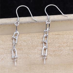 Aretes Colgantes de Plata S925 con Diseño de Girasol y Yurta Mongol, Accesorio para Manualidades, 10-12 mm, JG5489 - Product Image 3