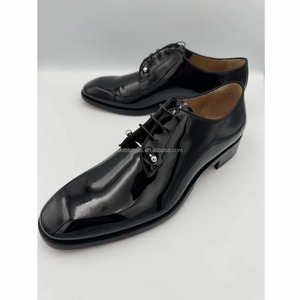 Chaussures de mariage pour homme en cuir véritable, neuves avec boîte, en cuir verni, derby, <span class=keywords><strong>paillettes</strong></span>, cristaux, loafers, taille 47, chaussures derby pour homme - Product Image 1