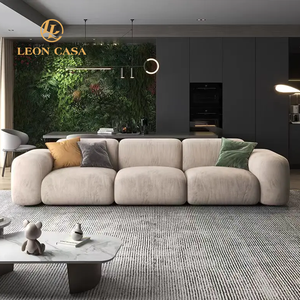 Nordic Luxury <strong>L</strong> <strong>Shape</strong> Living Room <strong>Sofa</strong> Furniture Floor Velvet 3 Seater Modular <strong>Sectional</strong> <strong>Sofa</strong> Couch Set - Product Image 4