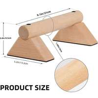 Barres de musculation en bois durables pour les exercices de musculation à domicile, équipement de callisthénie, barres de musculation en bois